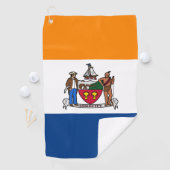 Vlag van Albany, New York Golfhanddoek (Insitu)