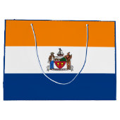 Vlag van Albany, New York Groot Cadeauzakje (Achterkant)