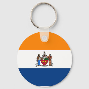 Vlag van Albany, New York Sleutelhanger