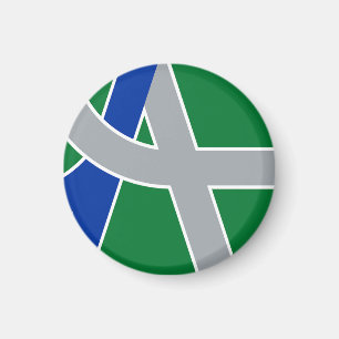 Vlag van Albany, Oregon Magneet