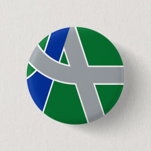 Vlag van Albany, Oregon Ronde Button 3,2 Cm