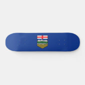 Vlag van Alberta - CANADA Skateboard (Horizontaal)