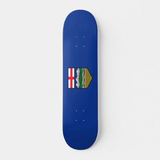 Vlag van Alberta - CANADA Skateboard (Voorkant)