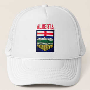Vlag van Alberta - CANADA Trucker Pet