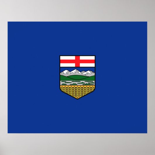 Vlag van Alberta Poster (Voorkant)