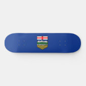 Vlag van Alberta Skateboard (Horizontaal)