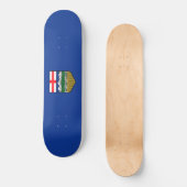 Vlag van Alberta Skateboard (Voorkant)