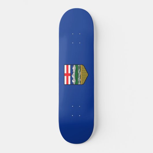 Vlag van Alberta Skateboard (Voorkant)