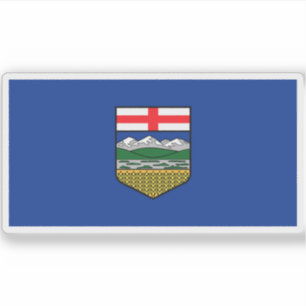 Vlag van Alberta Sticker