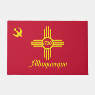 Vlag van Albuquerque (New Mexico) Deurmat