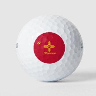 Vlag van Albuquerque, New Mexico Golf Balls Golfballen