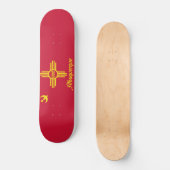 Vlag van Albuquerque (New Mexico) Skateboard (Voorkant)