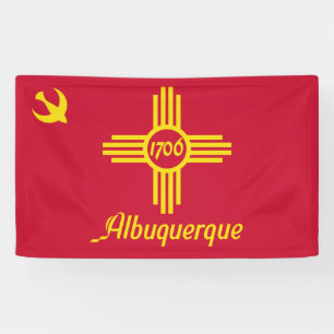 Vlag van Albuquerque (New Mexico) Spandoek