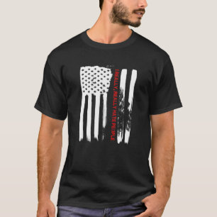 Vlag van Amerika waar ik mensen echt haat tegen sc T-shirt