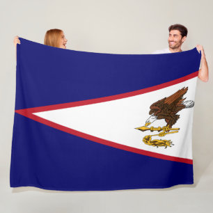 Vlag van Amerikaans Samoa Fleece Deken