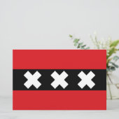 Vlag van Amsterdam Briefpapier (Staand voorkant)