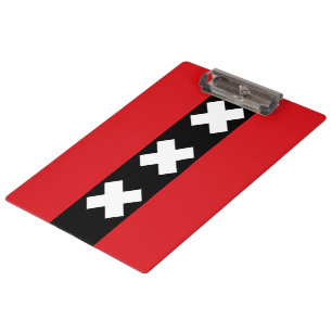 Vlag van Amsterdam Klembord