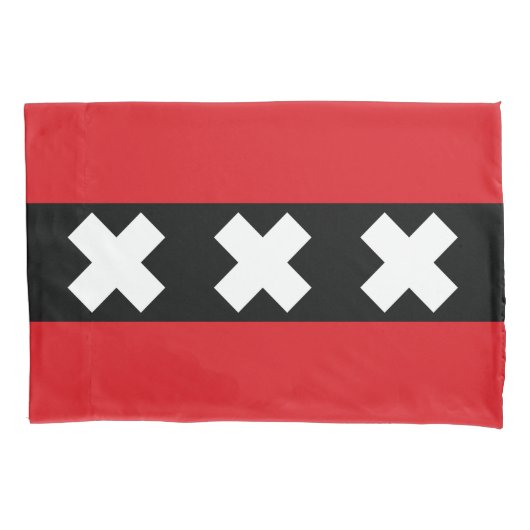 Vlag van Amsterdam Kussensloop (Voorkant)