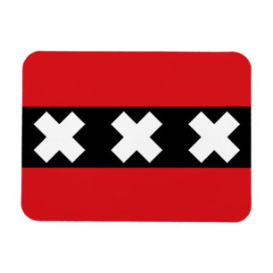 Vlag van Amsterdam Magneet