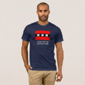 Vlag van Amsterdam T-shirt (Voorkant volledig)