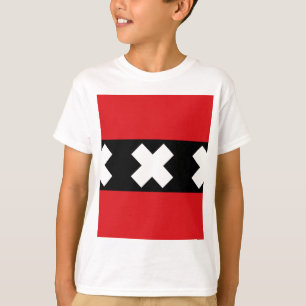 Vlag van Amsterdam T-shirt