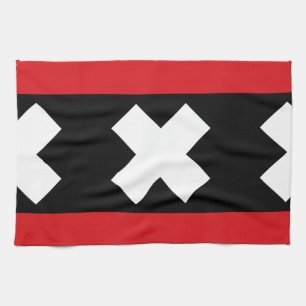 Vlag van Amsterdam Theedoek