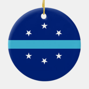 Vlag van Anaheim (Californië, VS) Keramisch Ornament