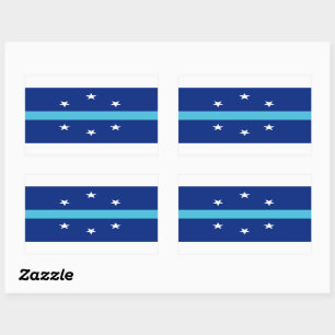 Vlag van Anaheim in Californië Rechthoekige Sticker