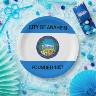 Vlag van Anaheim Papieren Bordje