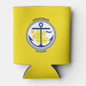 Vlag van Anchorage, Koelbox Alaska Blikjeskoeler (Voorkant)