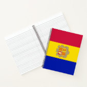 Vlag van Andorra Notitieboek (Binnen)