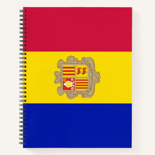 Vlag van Andorra Notitieboek (Voorkant)