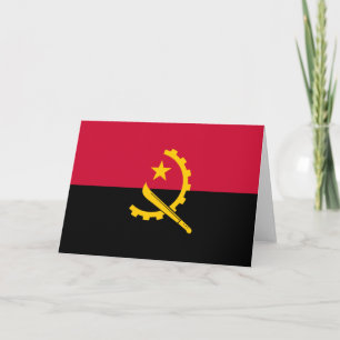 Vlag van Angola Kaart