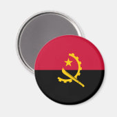 Vlag van Angola Magneet (Voorkant / Achterkant)