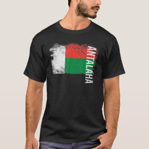 vlag van Antalaha Madagascar voor Malagassische Ma T-shirt