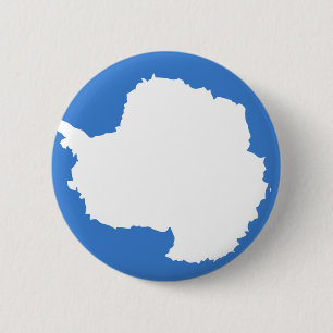 Vlag van Antarctica Knop Ronde Button 5,7 Cm