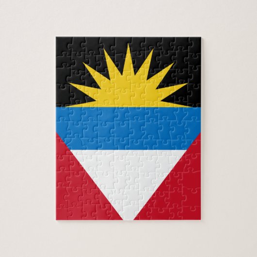 Vlag van Antigua en Barbuda Legpuzzel (Verticaal)