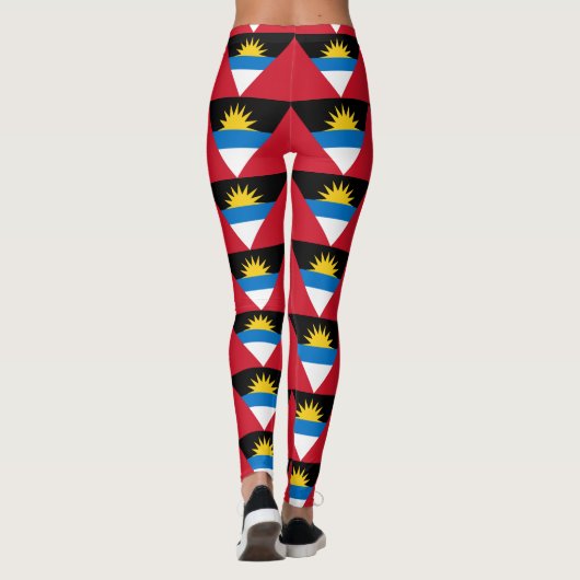 vlag van Antiguan en Barbudan Leggings (Achterkant)