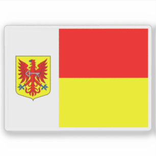 Vlag van Apeldoorn, Nederland Sticker