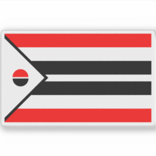 Vlag van Arapaho natie en stam, Verenigde Staten Sticker