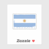 Vlag van ARGENTINA Sticker (Vel)