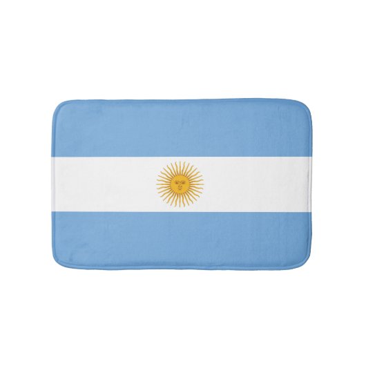 vlag van Argentinië Badmat (Voorkant)