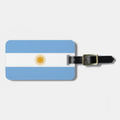 vlag van Argentinië Bagagelabel (Voorkant horizontaal)
