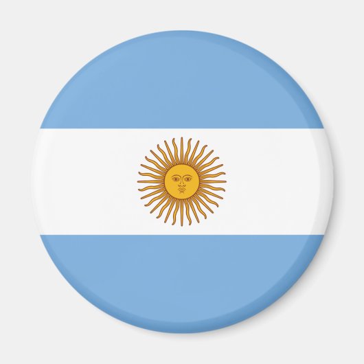 Vlag van Argentinië - Bandera de Argentinië Magneet (Voorkant)