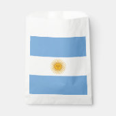 vlag van Argentinië Bedankzakje (Voorkant)
