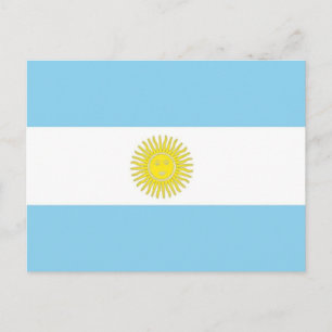 Vlag van Argentinië Briefkaart