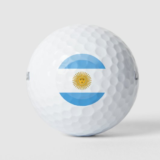 vlag van Argentinië Golfballen (Voorkant)