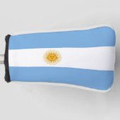 vlag van Argentinië Golfheadcover (Voorkant)