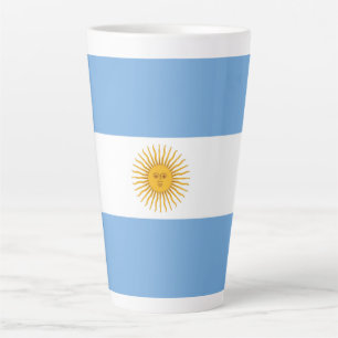vlag van Argentinië Latte Mok