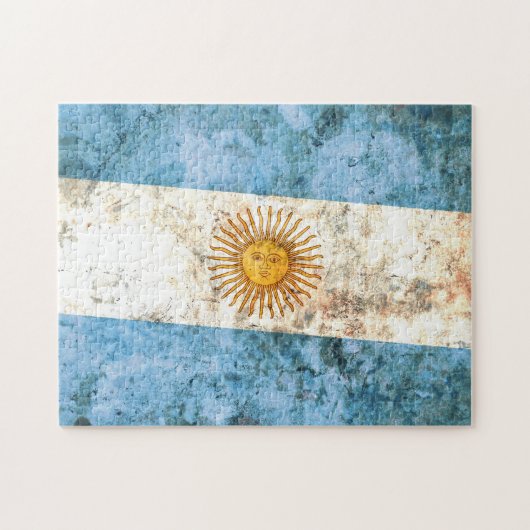 Vlag van Argentinië Legpuzzel (Horizontaal)